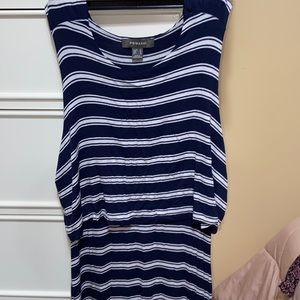 Navy striped Sundress
